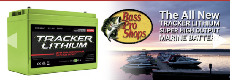 Tracker Lithium Bass Pro Battery